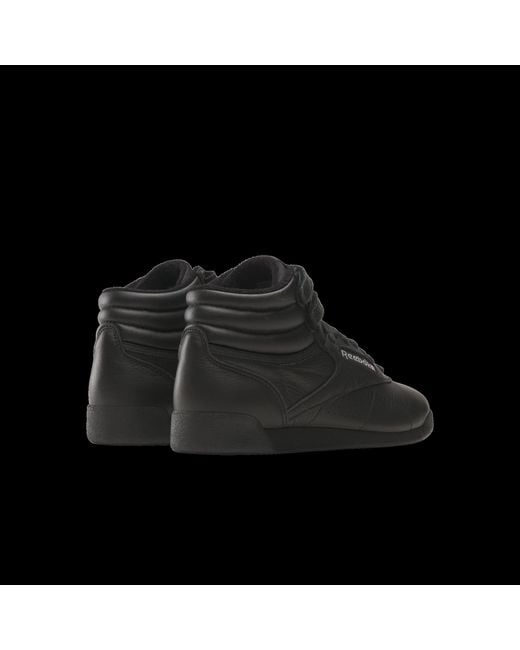 Reebok Black Freestyle Hi High-Top Trainers