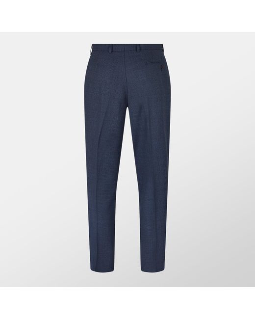 Ted Baker Blue Fleck Suit Trousers for men