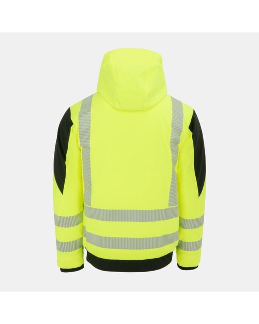 Dunlop Yellow Hi Vis Pro Jacket for men