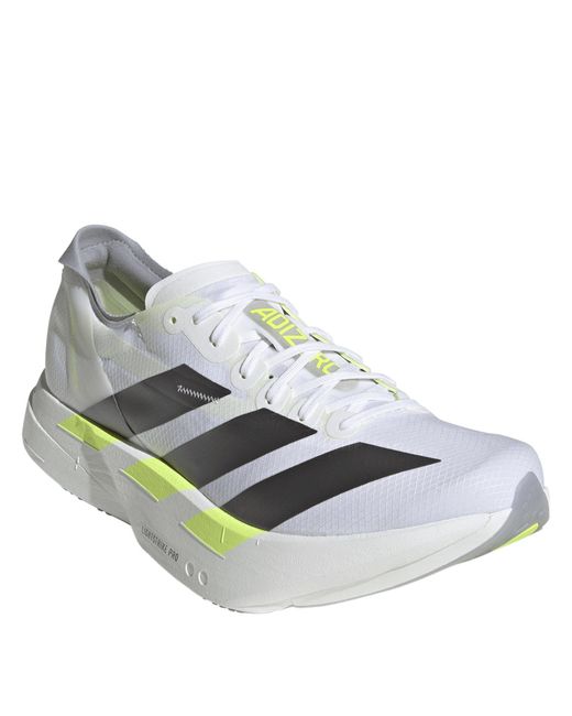 Adidas Blue Adios Pro 4 Road Running Shoes for men