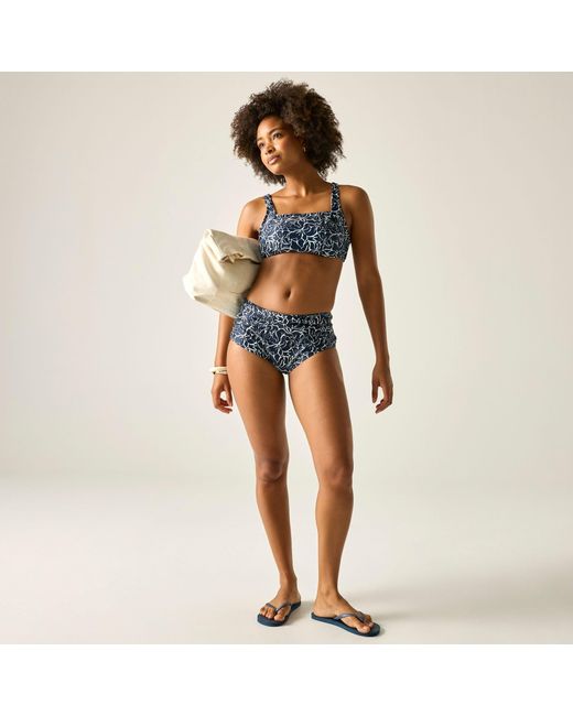 Regatta Blue Loria Tummy Controlled Bikini Bottoms