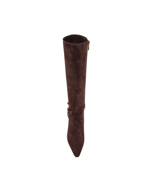 Steve Madden Brown Sirrens Suede Knee-High Boots