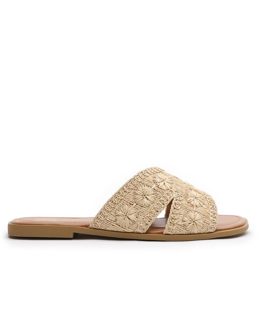 Where's That From Natural Where's Flat Sandals
