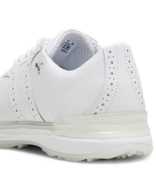 PUMA White Avant Spikeless Golf Shoes for men