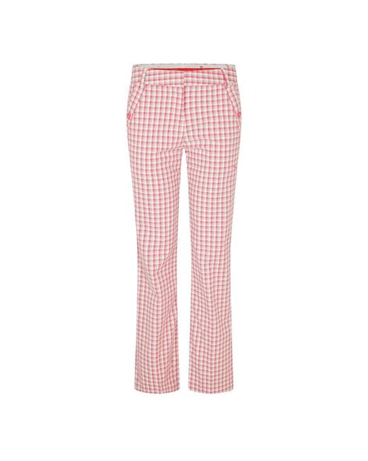 PUMA Pink (T) Golf Skinny Plaid Pant