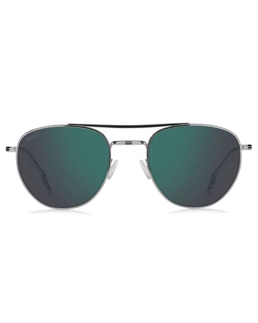 Boss Green Rectangle Sunglasses for men