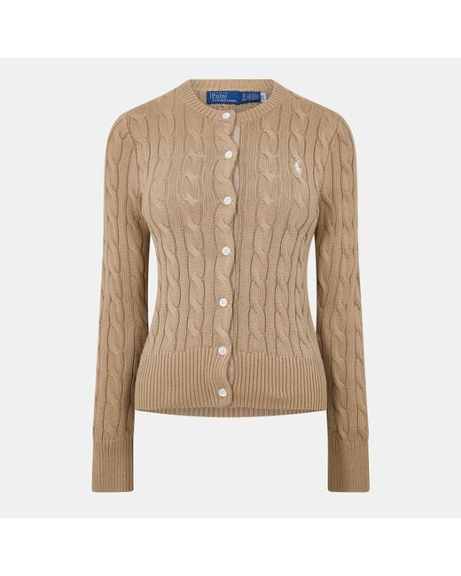 Polo Ralph Lauren Natural Polo Pp Cardigan Ld61