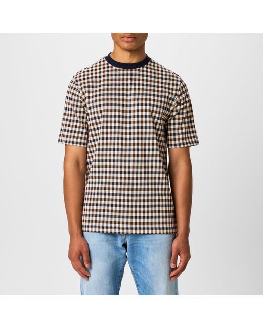 Aquascutum Black Tee for men