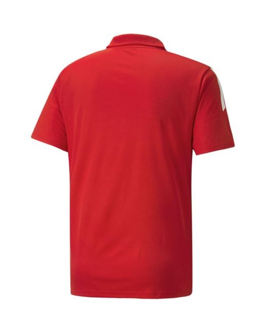 PUMA Red Teamliga Sideline Polo Shirt for men