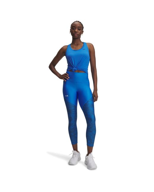 Under Armour Blue Tech Panel Performance Gym Legging