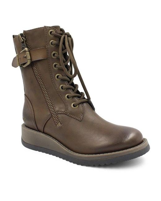 Blowfish Brown Code Lace Up Boots