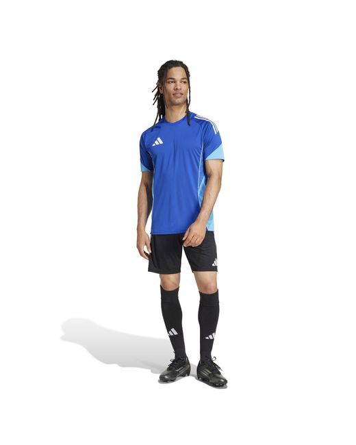 Adidas Blue Tiro 25 Competition Training T-Shirt for men
