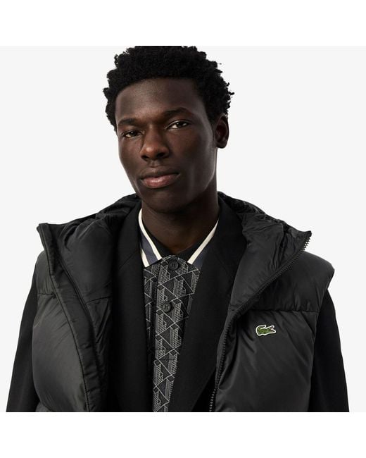 Lacoste Black Gilets for men