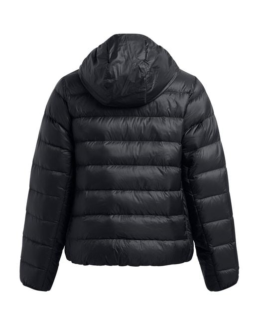 Under Armour Black Legend Down Hooded Jacket