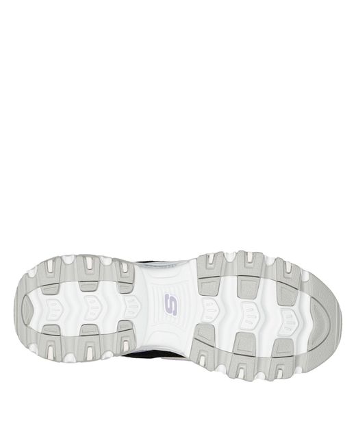 Skechers White Classic Low-Top Trainers