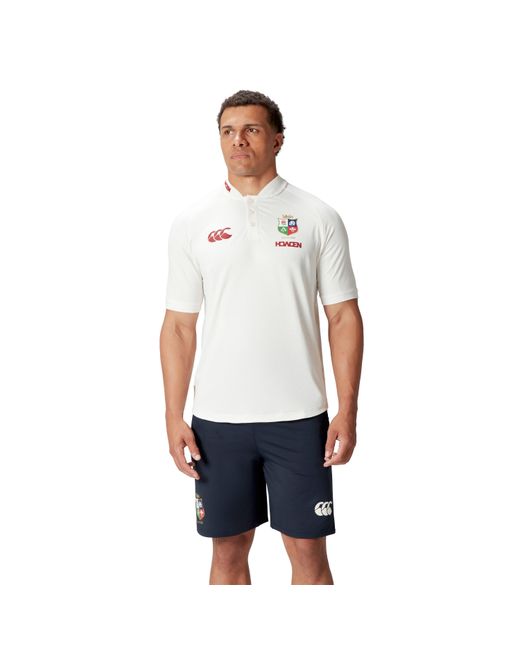 Canterbury White British And Irish Lions Polo Shirt 2025 Adults for men
