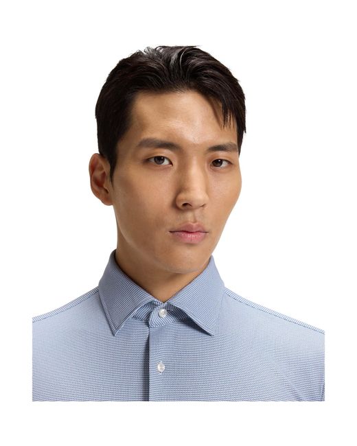 Boss Blue P-Hank-Kent-C1-222 Slim Fit Shirt for men