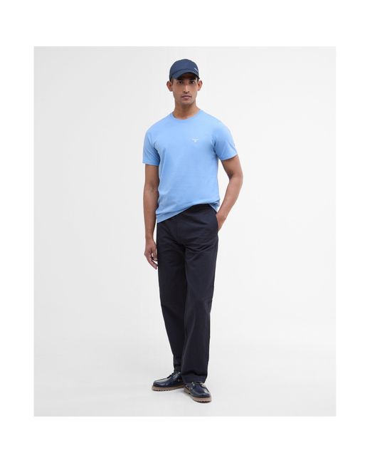 Barbour Blue Essentials Sports T-Shirt for men