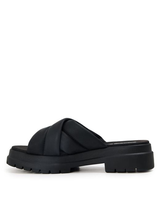 Timberland Black London Vibe Slide Sandal Full