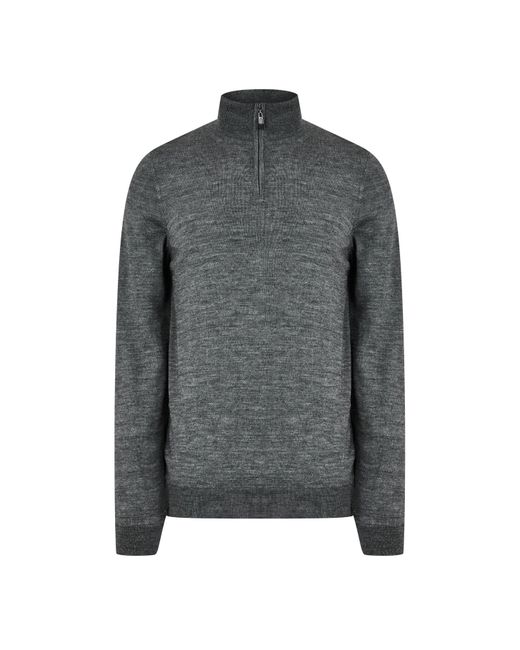 Lyle & Scott Gray Eagle Knitted T-Shirt for men