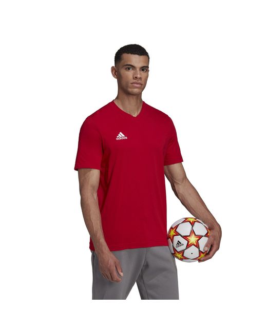 Adidas Red Ent22 T-Shirt for men