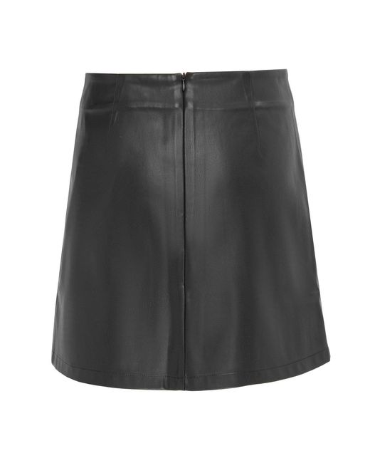 I Saw It First Black Pu Mini Skirt Ladies