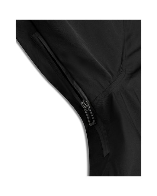 No Fear Black Oversized Ski Jacket for men