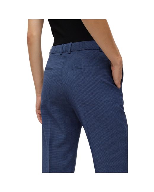 Boss Blue Tasewa Wide Leg Trousers