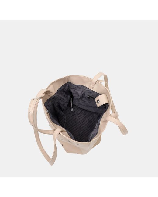 Firetrap Natural Eyelet Faux Leather Magnetic Tote Bag