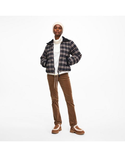 Varley Black Bryony Short Puffer Jacket