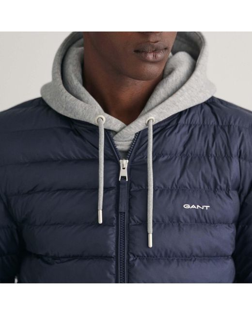 Gant Blue Light Padded Bomber Jacket for men