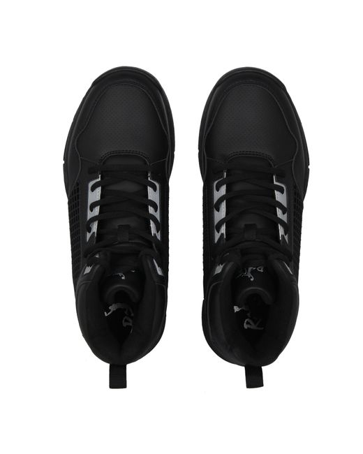 Rise Of Dawn Black Reverse Basketball Trainers for men