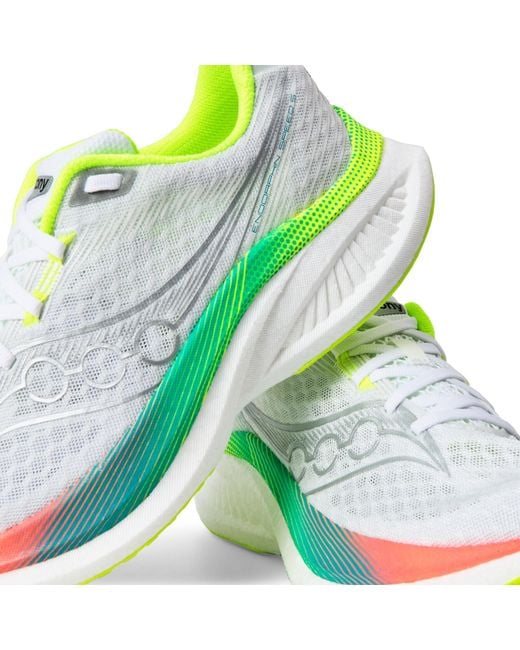 Saucony Green Endo Speed 5 Road Running Shoes