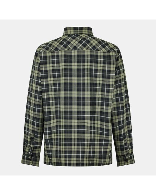 Lacoste Green Long-Sleeve Oxford Shirt for men