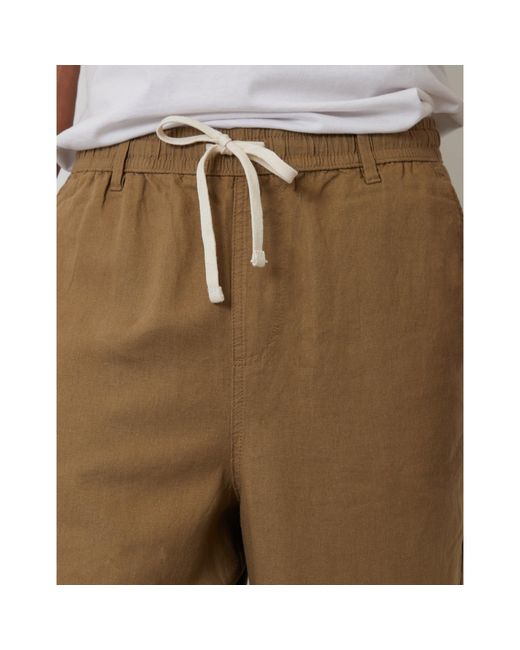 Threadbare Natural Straight Leg Trousers for men