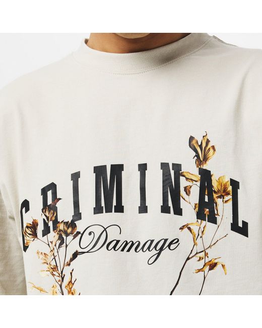Criminal Damage White Gift Of Life T-Shirt