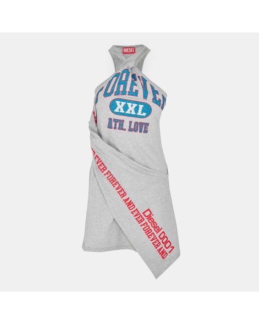 DIESEL Blue D Zelie Mini Dress