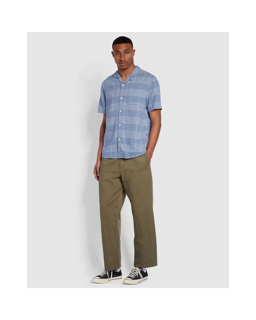Farah Blue Exodus Shirt for men