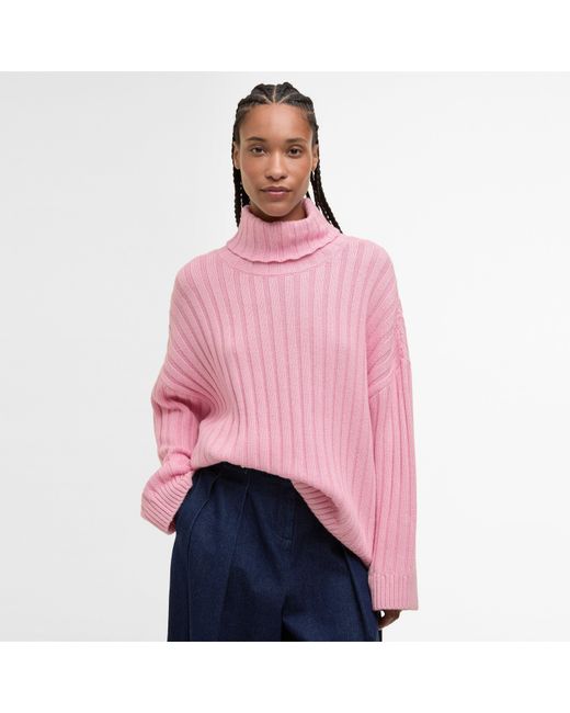 Barbour Pink Maeve Jumper