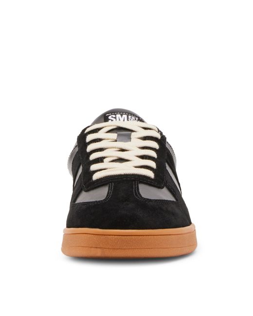 Steve Madden Black Waltor Court Low-Top Trainers for men