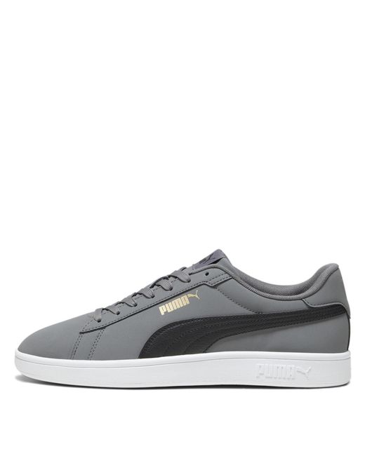 PUMA Gray Smash 3.0 Buck Low-Top Trainers for men
