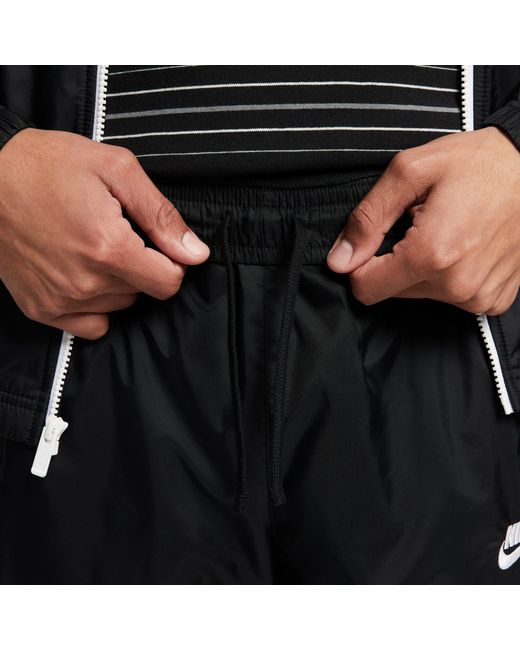 Nike Black Sportswear Club Lined Woven Track Suit for men