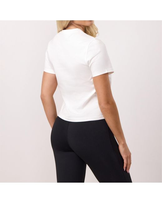Gym King White Victory Jersey Cap Sleeve Tee