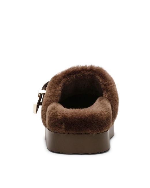 Steve Madden Brown Madden Cozy Up Mule