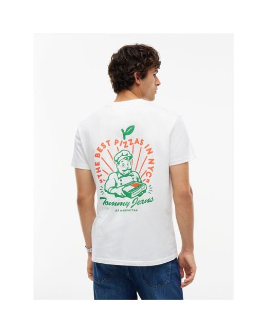 Tommy Hilfiger White Tj Nvtly Pizza T Sn64 for men