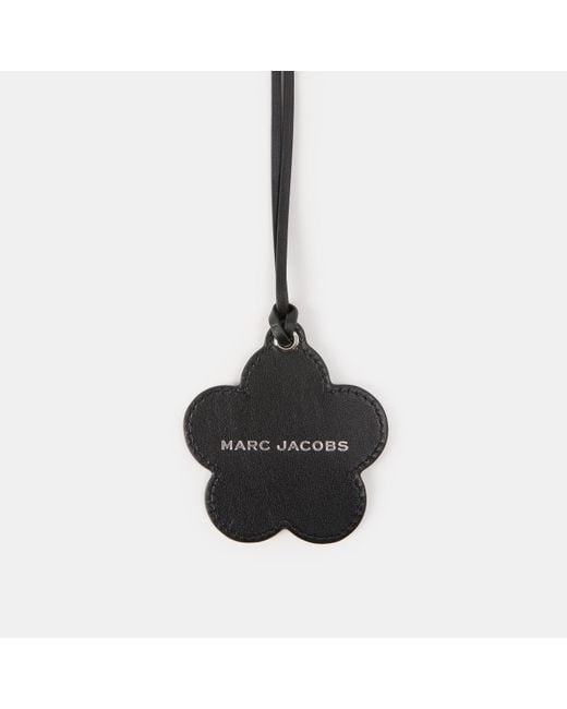Marc Jacobs Black Daisy Charm Keyring