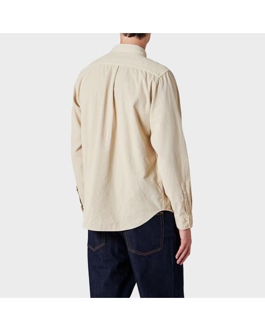 Paul Smith Natural Long Sleeve Shirt for men