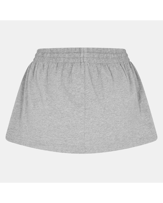 Balenciaga Gray High-Rise Mini Skirt