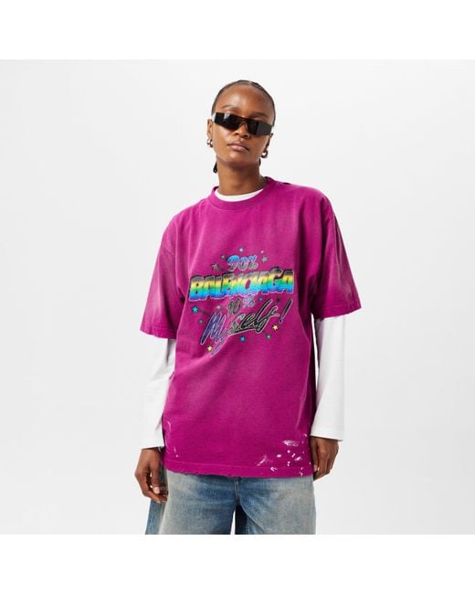 Balenciaga Pink T-Shirt