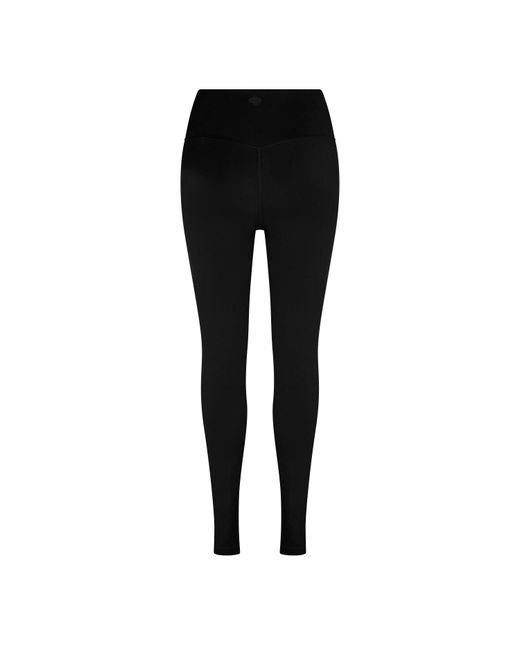 The Couture Club Black Sculpting Stretch Crossover Leggings